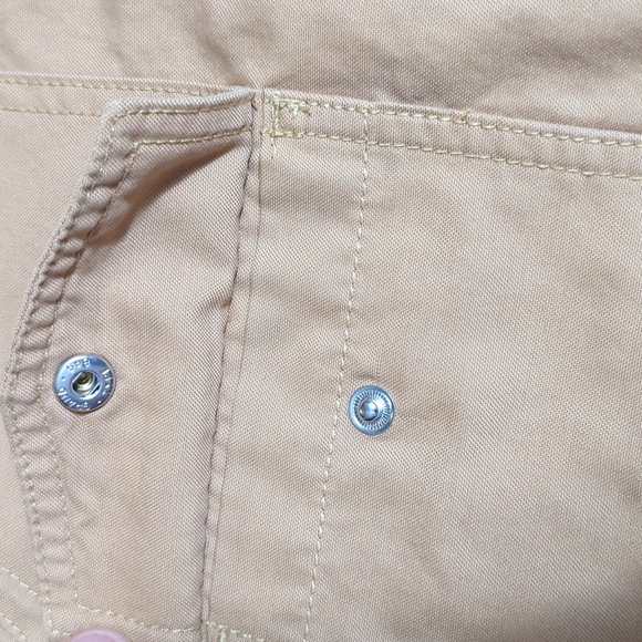 Woolrich Front Pocket Cargo Shorts Size 34x9" Style S3091 Wheat - Picture 6 of 8